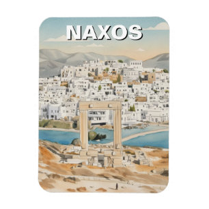 Naxos Greece Postcard Magnet