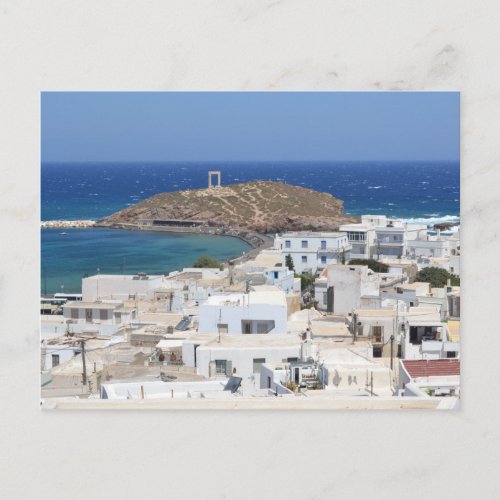 Naxos Town Postcard