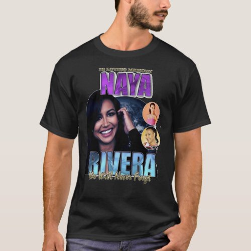 Naya Rivera Rest In Peace RIP Memorial gift Classi T_Shirt