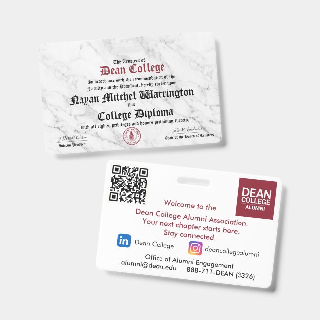 Nayan Mitchel Warrington Badge (Front & Back)