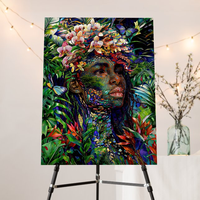 “Nayari” - Jungle Mirage - Women In Amazonia   Foam Board (In Situ (Stand))