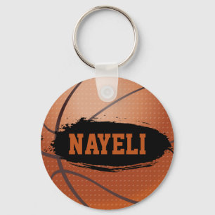 Nayeli Personalized Basketball Keychain / Keyring