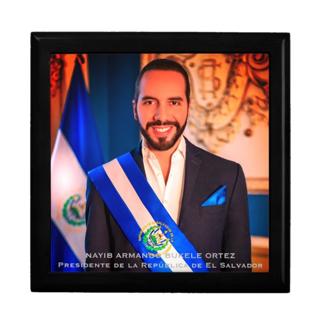 Nayib Bukele, President of El Salvadore Gift Box (Front)