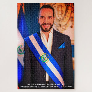 Nayib Bukele, President of El Salvadore Jigsaw Puzzle