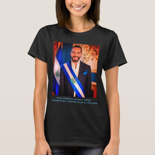 Nayib Bukele President of El Salvadore T_Shirt