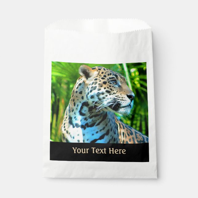 Nayla the Jaguar Favor Bag (Front)