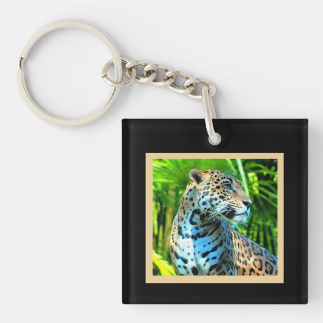 Nayla the Jaguar Keychain (Front)