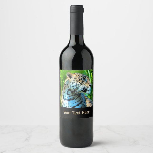 Nayla the Jaguar Wine Label (Front)