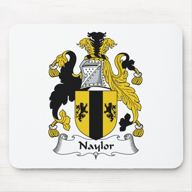 Naylor Family Crest Mouse Pad (Front)