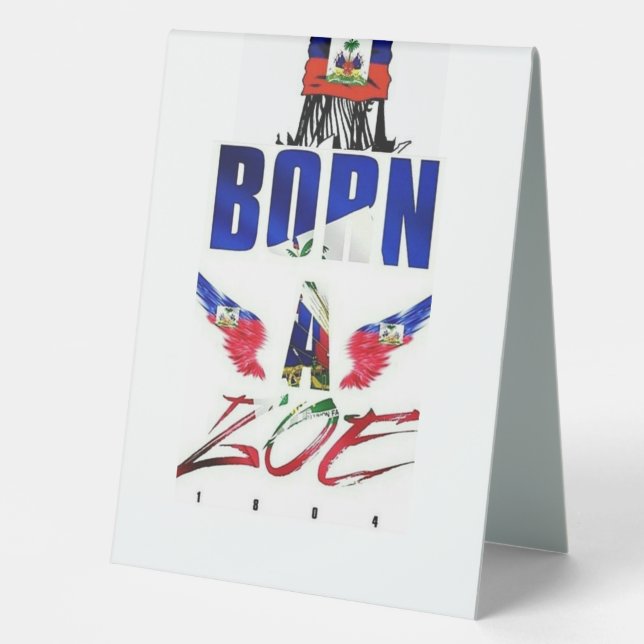 Nayo  table tent (Front)