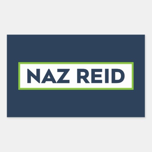 Naz Reid _ Minnesota Basketball Rectangular Sticker