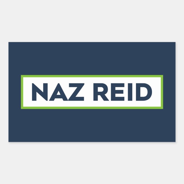 Naz Reid - Minnesota Basketball Rectangular Sticker (Front)