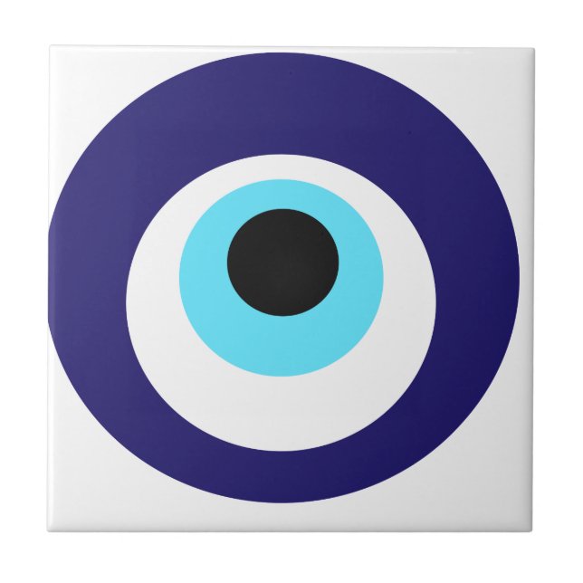 Nazar amulet (nazar boncuğu) tile (Front)