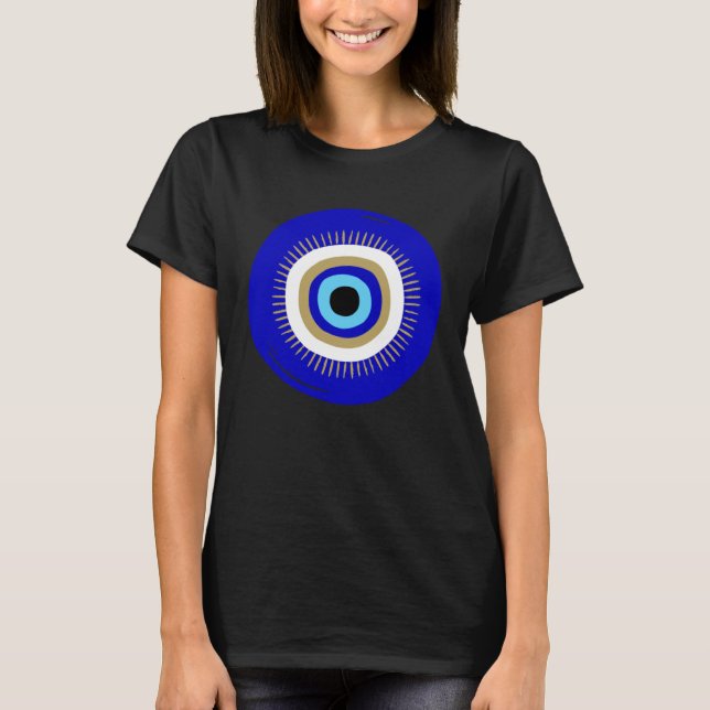 Nazar Evil Eye Charm for Protection Islamic Islam  T-Shirt (Front)