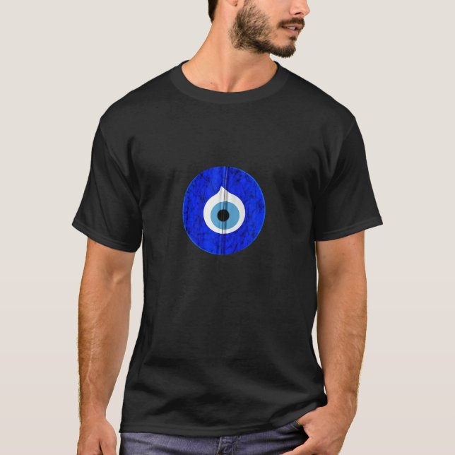 Nazar Evil Eye Curse Turkish Protection Amulet Bon T-Shirt (Front)