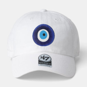 Nazar Evil Eye Protection Amulet Blue Bead Symbol 47 Brand Hat