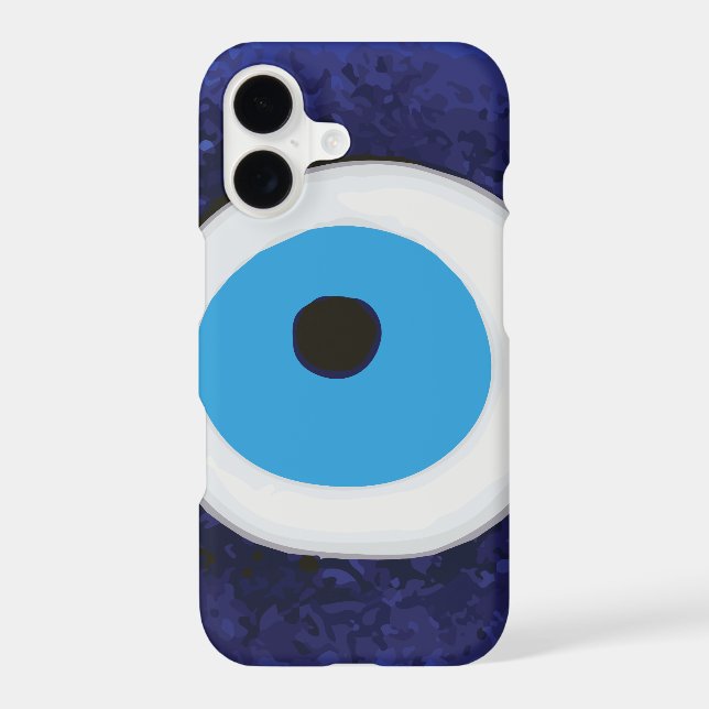 Nazar Evil Eye Protection Amulet Blue Bead Symbol Case-Mate iPhone Case (Back)