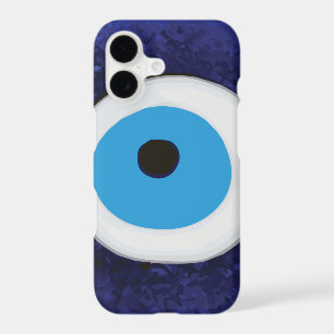 Nazar Evil Eye Protection Amulet Blue Bead Symbol iPhone 17 Case