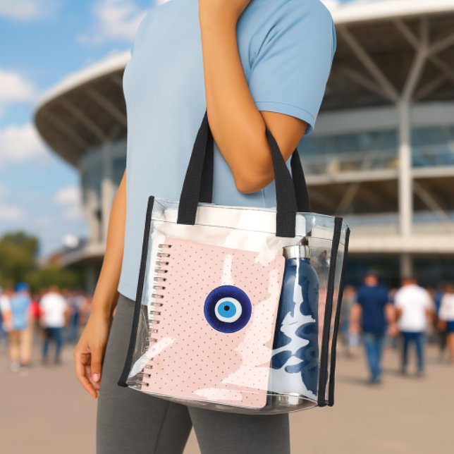 Nazar Evil Eye Protection Clear Stadium Bag (Insitu (Stadium))