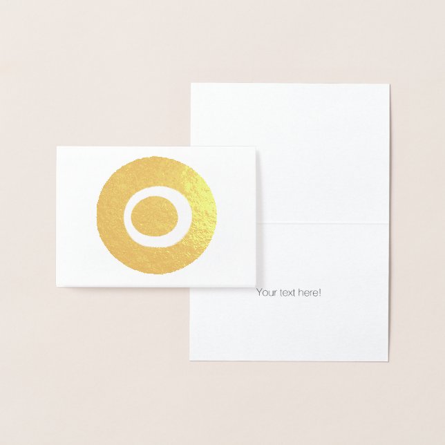 Nazar Evil Eye Protection Symbol Foil Card (Display)