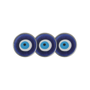 Nazar Evil Eye Protection Symbol Golf Ball Marker