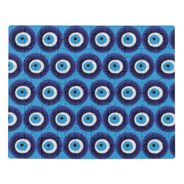 Nazar Evil Eye Protection Symbol Jigsaw Puzzle (Puzzle Horizontal)