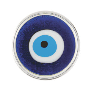 Nazar Evil Eye Protection Symbol Lapel Pin
