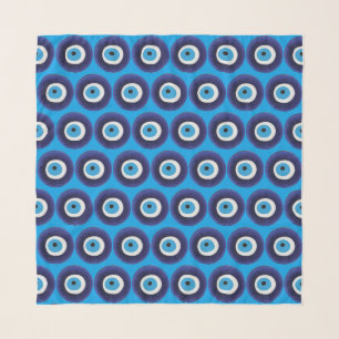 Nazar Evil Eye Protection Symbol Scarf