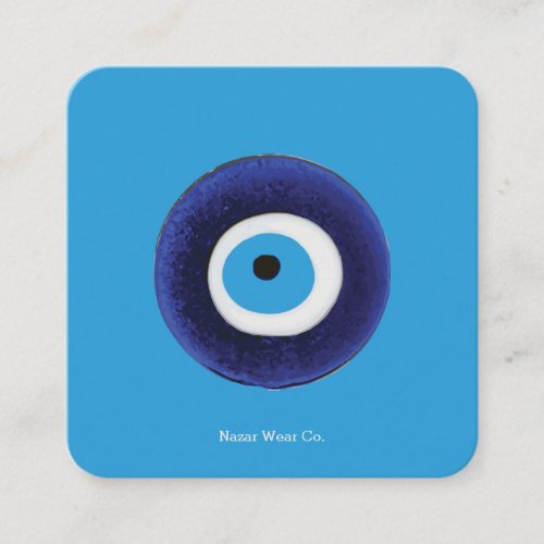 Nazar Evil Eye Protection Symbol Square Business Card