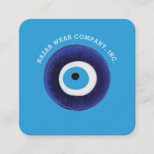 Nazar Evil Eye Protection Symbol Square Business Card