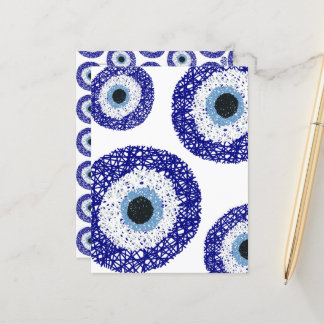 Nazar eye postcard