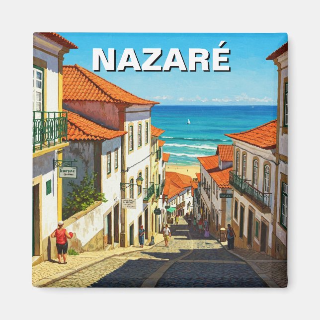 Nazare Portugal Magnet (Front)