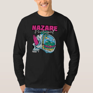 Nazare Surfer I Portugal Retro I Surfing I Nazare T-Shirt