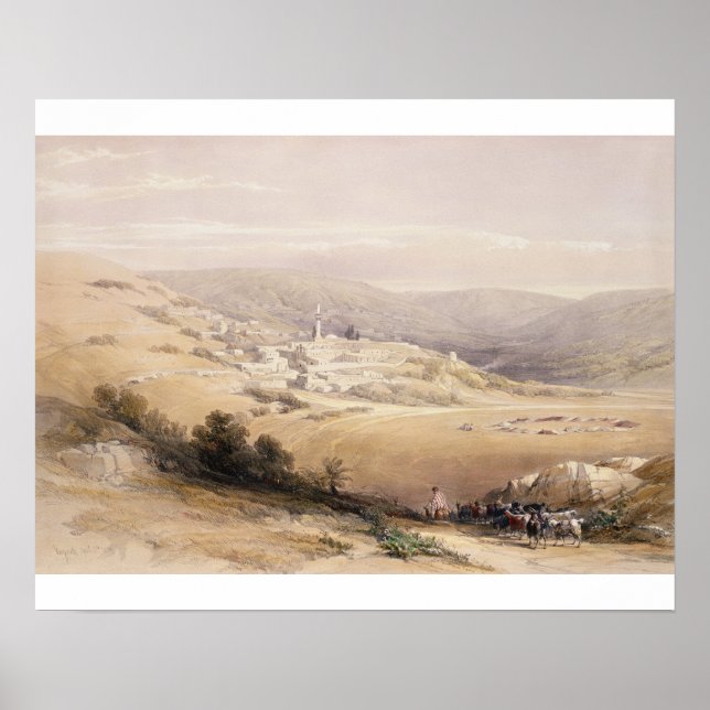 Nazareth, April 28th 1839, plate 28 from Volume I Poster (Front)