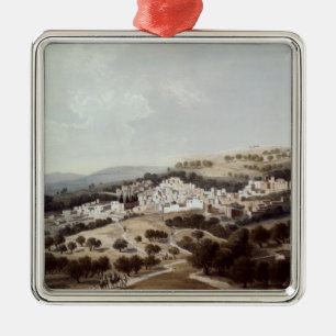 Nazareth, engraved by Terry Metal Ornament