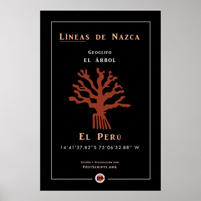 Nazca Geoglyphs-Tree Poster (Front)