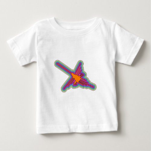 Nazca Hummingbird Peru Drawing Baby T_Shirt