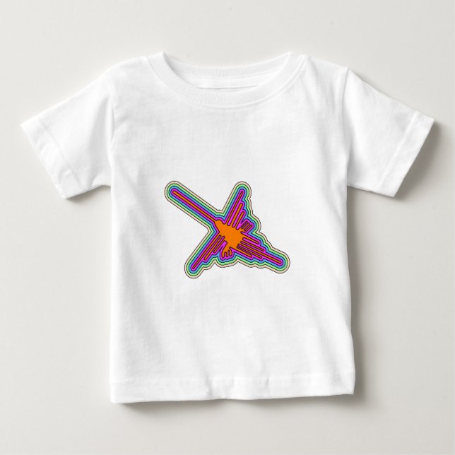 Nazca Hummingbird Peru Drawing Baby T-Shirt (Front)