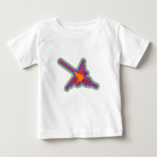 Nazca Hummingbird Peru Drawing Baby T_Shirt