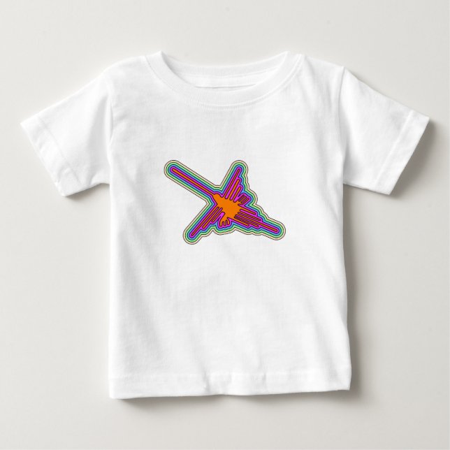 Nazca Hummingbird Peru Drawing Baby T-Shirt (Front)