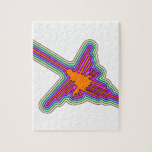 Nazca Hummingbird Peru Drawing Jigsaw Puzzle