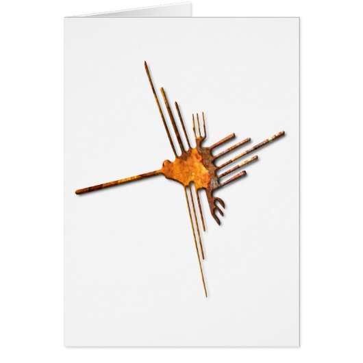 Nazca Hummingbird rust Card (Front)