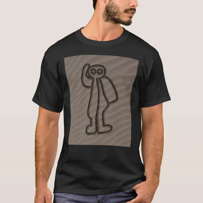 Ancient Geoglyph Unisex T-shirt Nazca Astronaut AOP