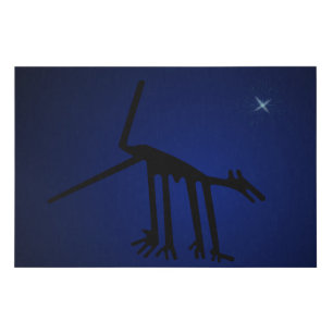 Nazca Lines - Earth Ancient Animals Faux Canvas Print