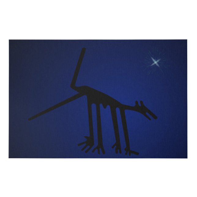 Nazca Lines - Earth Ancient Animals Faux Canvas Print (Front)