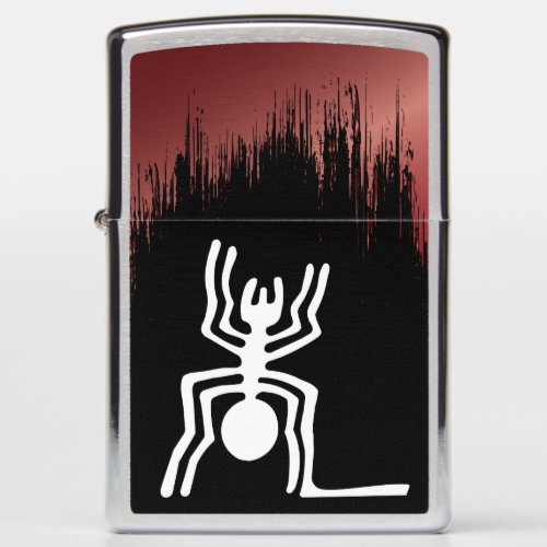 Nazca Lines Geoglyphs _ Ancient Animals Spider Zippo Lighter