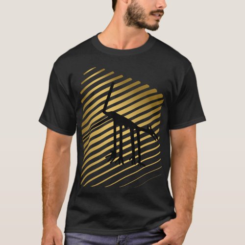Nazca Lines Geoglyphs _ Ancient Animals T_Shirt