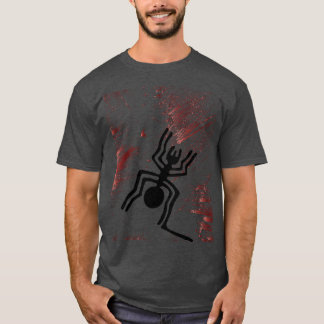 Nazca Lines Geoglyphs - Ancient Black Spider T-Shirt