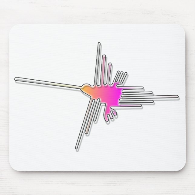 Nazca Lines Hummingbird Mouse Pad (Front)
