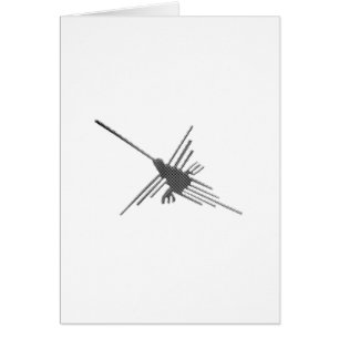 Nazca Lines Hummingbird Newsprint
